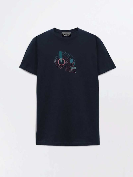 T-shirt Μπλε Σκούρο