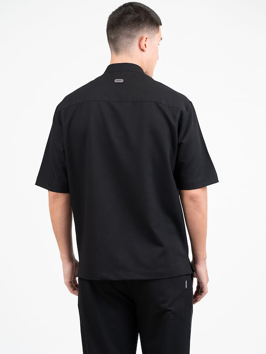Μακρυμάνικo Overshirt Μαυρο