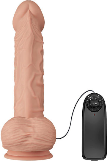 Baile Dildo Realist Vibrator Realist cu Control de la Distanță 26cm Negru