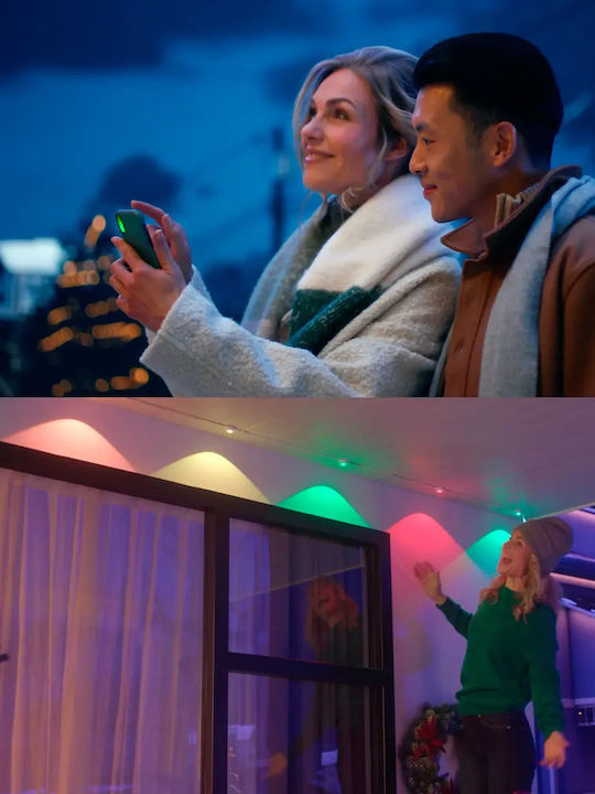 Philips Festavia Водоустойчива Смарт Гирлянда за Осветление LED IP65 18m
