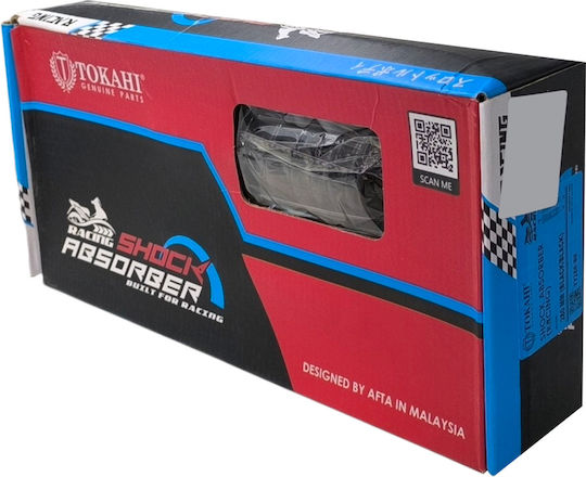 Tokahi Motorradstoßdämpfer Hinteres Paar 28cm Racing Cnc Schwarz