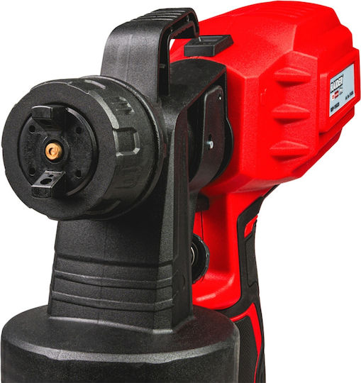 Raider 074208 Електрически Пистолет За Боядисване 20V С Контейнер 0.8l