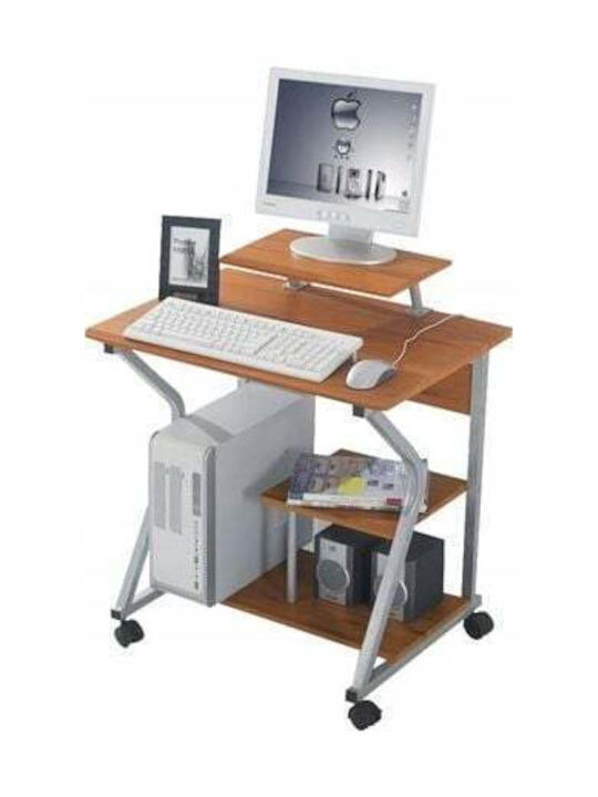 Computer Office Ica-tb Wooden Brown with LED 70x50cm