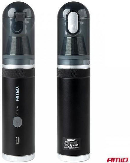 AMiO Car Handheld Vacuum for Dry Vacuuming with 100W Power Rechargeable 12V