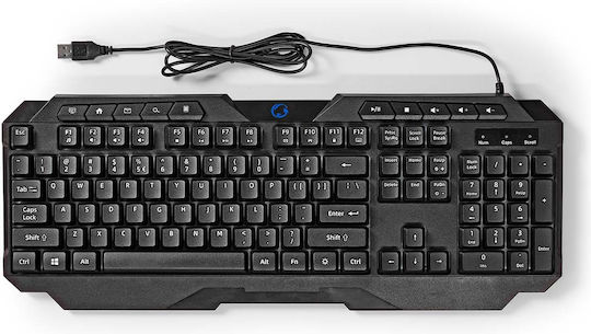 Nedis GKBD110BKUS Gaming Keyboard with Illuminated Keys English US