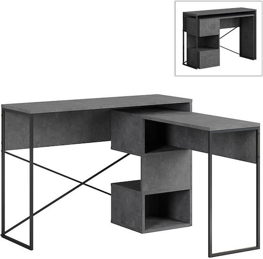 Γωνιακό Γραφείο Badau 110x37.2x77εκ.