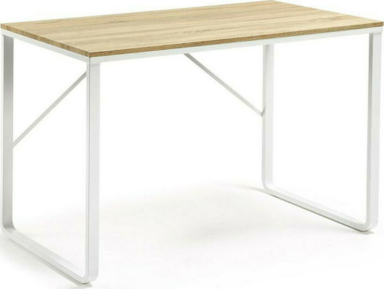 Γραφείο Forma 120x60x75εκ. Λευκό / Sonoma