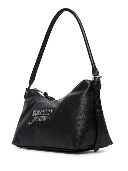 Leder Damen Handtasche Schulter Handtasche Schwarz