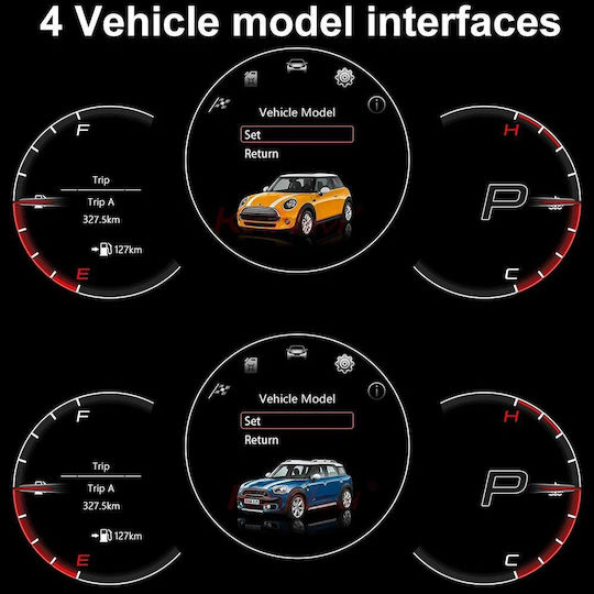 Digital Iq Ddd 964_dc Digital Cluster Mini Cooper R56 R57 Mod 2006-2013