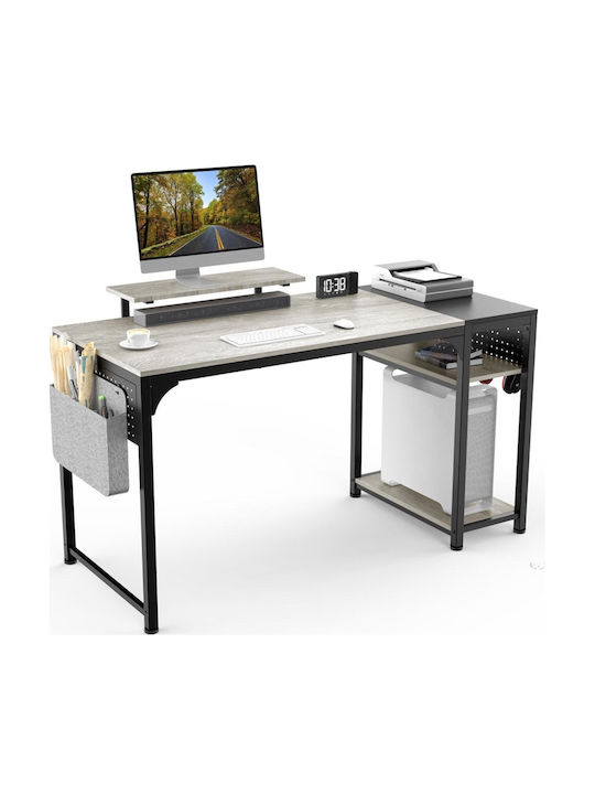 Desk ZX-SS140B-OGB Wooden OGB with Metal Legs 140x60x76.2cm