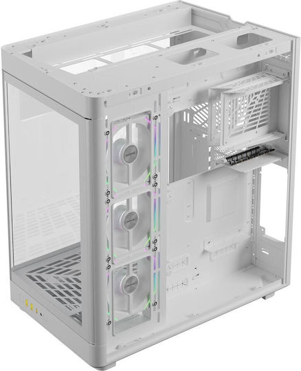 Gamdias Neso P1-Pro Gaming Full Tower Κουτί Υπολογιστή με ARGB Φωτισμό Λευκό