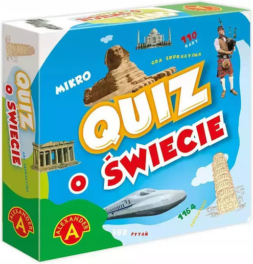Επιτραπέζιο Παιχνίδι Micro Quiz Board Game About The World Alexander