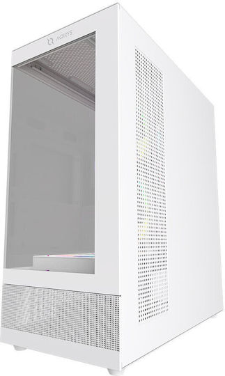 Aqirys Antlia Gaming Midi Tower Κουτί Υπολογιστή με Πλαϊνό Παράθυρο και ARGB Φωτισμό Μαύρο