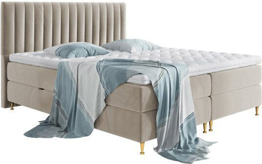Comfidream 156 Bett mit Stauraum & Matratze 140x200cm Hellbraun Comfidream 156 Bett mit Stauraum & Matratze 140x200cm Hellbraun