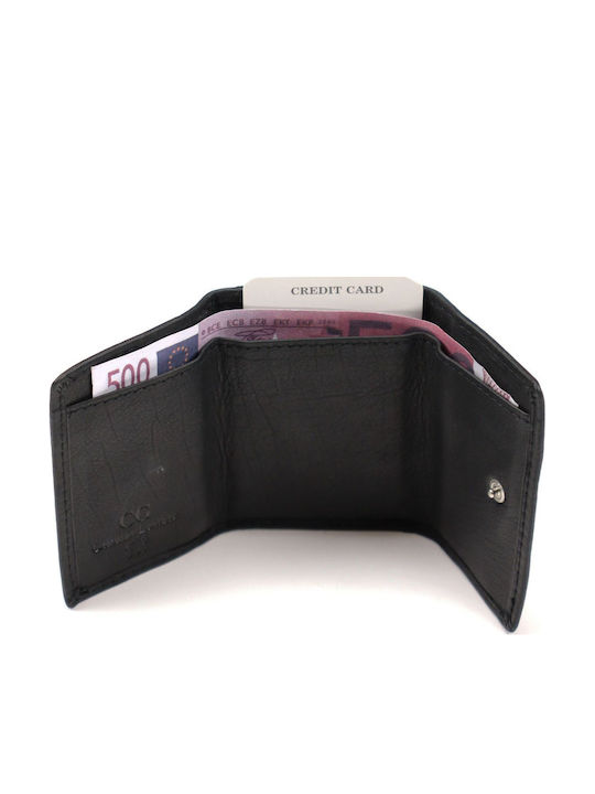 Small Leather Women's Wallet Petrol Blue