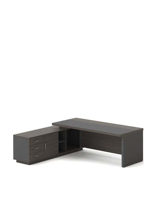 Professionelles Büro Vip Holz Grey Walnut 180x90x75cm