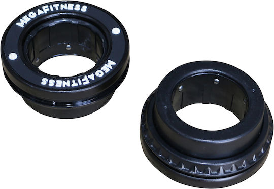 MegaFitness Lock-Jaw Collars for Dumbbells / Barbells Set of 2 Olympic Type Ø50mm