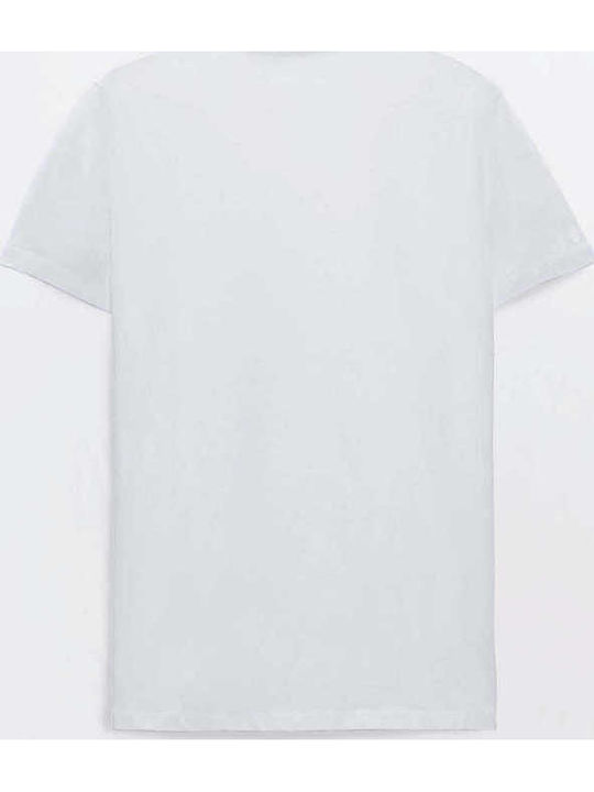 Herrenblusen Kurzarm T-Shirt Weiß