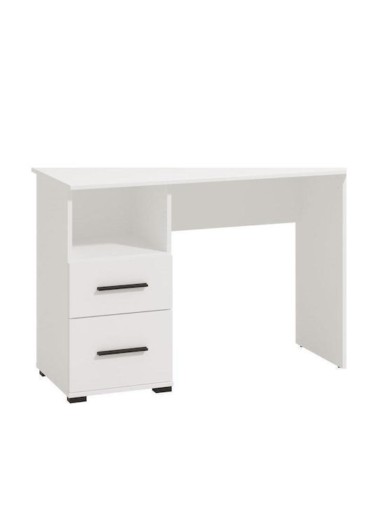 Birou Polet Lemn Alb 110x50x75.5cm