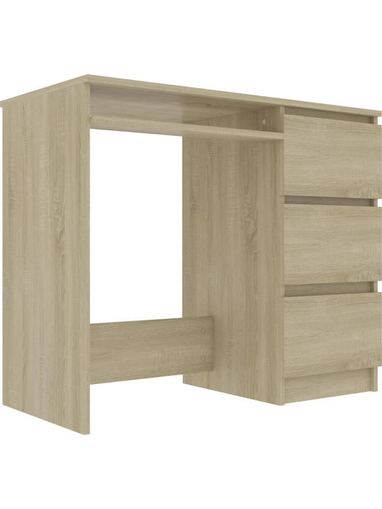 Birou Din Lemn Bej 90x45x76cm