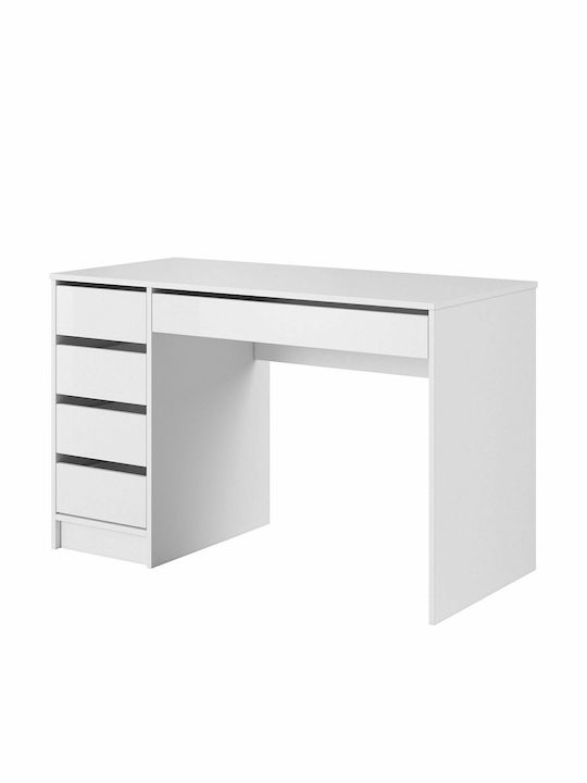 Градски бюро Ada Дървено Λευκό 120x55x75cm