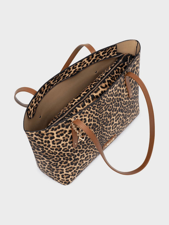 Zuma Women's Shopper Bag Brown Leopard