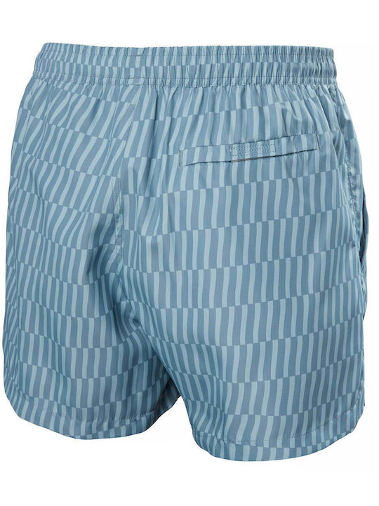 Blue Men's Swimwear Shorts Blue with Patterns