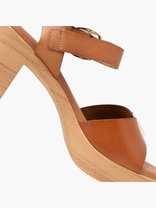 Sandale Din Piele Tabac