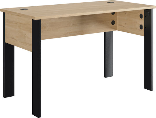 Σεκρετέρ Faro 120x60x74εκ. Blond Oak / Μαύρο