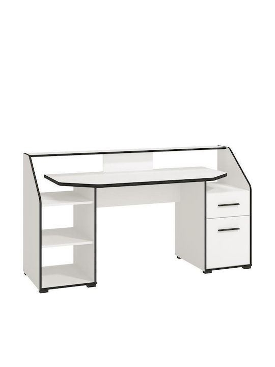 Γραφείο Bletchley Ξύλινο Λευκό 170x65x92.5εκ.