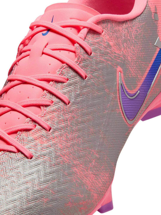 Nike Mercurial Vapor 16 Academy Vini Jr. Ποδοσφαιρικά Παπούτσια με Τάπες FG/MG Ροζ