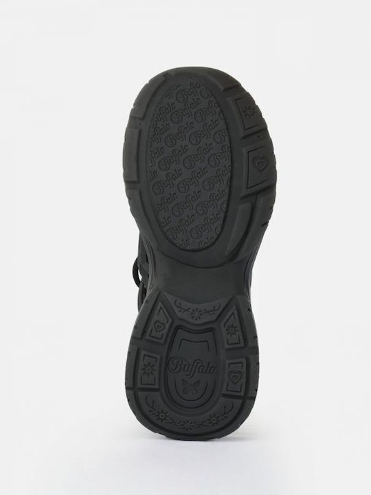 Women's Sneakers Black Fabric