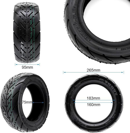 Tubeless Bereifung 90/65-6.5 Tuovt