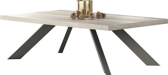 Rectangular Central Coffee Table No 14 Wooden Walnut M120xW70xH42cm
