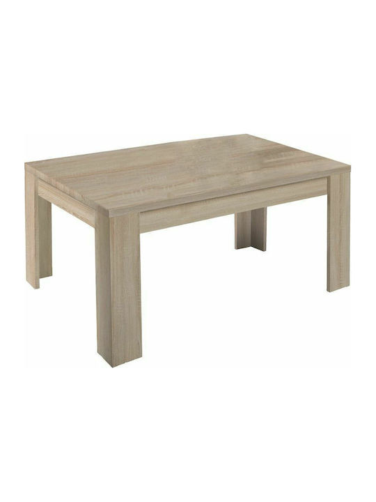 Liberta Kaffeetisch Zentral Rechteckig Holz Beige M90xT50xH45,5cm