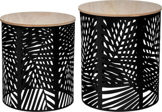 Set Zigon Leaf Natural Black Set Zigon Leaf Natural Black