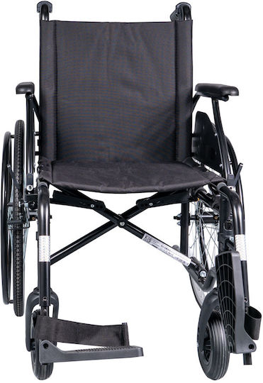 Mobiak Levo Αναπηρικό Αμαξίδιο 24" Πτυσσόμενο 48cm 0810843 Μαύρο
