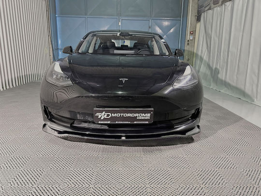 Motordrome Spoiler Auto Vorderseite Kompatibel mit Tesla Modell 3