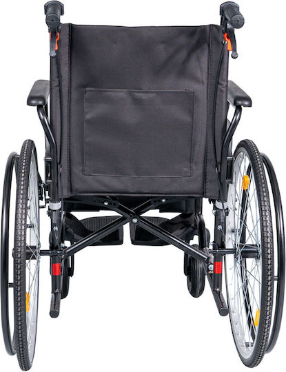 Mobiak Levo Αναπηρικό Αμαξίδιο 24" Πτυσσόμενο 48cm 0810843 Μαύρο