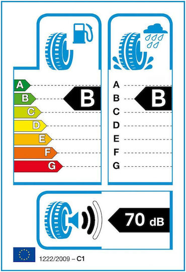 Kumho EcoWing ES31 185/70R14 88T Summer Tire for Passenger Car