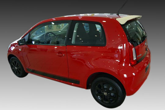 Motordrome Autoheckspoiler Dach aus Polyurethan Skoda Citigo 2011