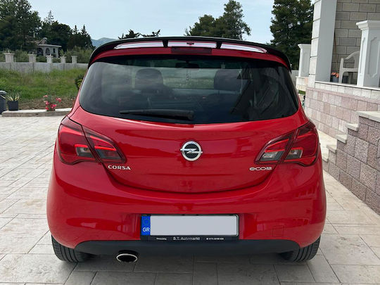 Motordrome Car Rear Spoiler Roof from Polyurethane Opel Corsa E 2014-2016