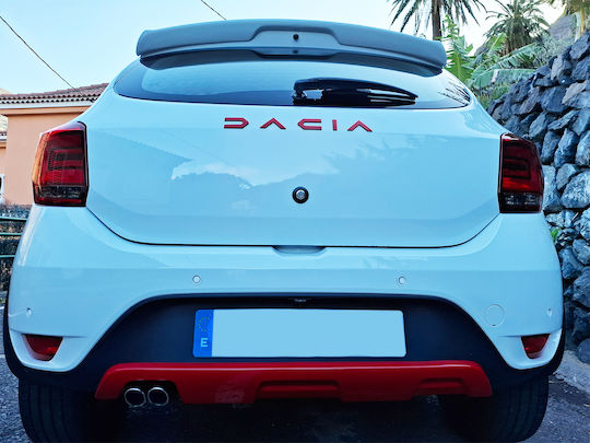 Motordrome Car Rear Spoiler from Polyurethane Dacia Sandero II 2012+