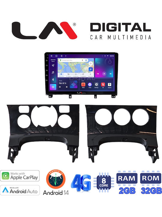 LM Digital Car Audio System for Peugeot 206 / 3008 2016 (Bluetooth/USB/WiFi/GPS/Apple-Carplay/Android-Auto)