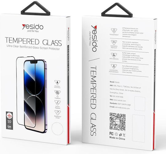 Yesido Glass 5d Iphone 12 Pro Max Tg01