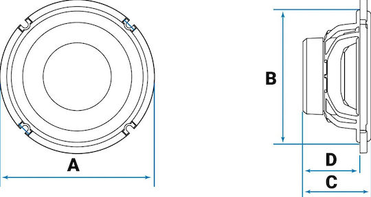 Audison Voce II AV 3.0 II Σετ Ηχεία Αυτοκινήτου με 50W RMS (Midrange)