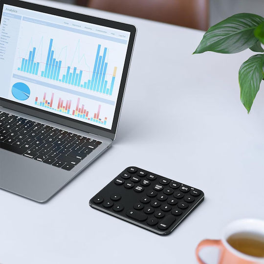iClever IC-KP11 Tastatură Numerică Fără Fir Bluetooth Gri