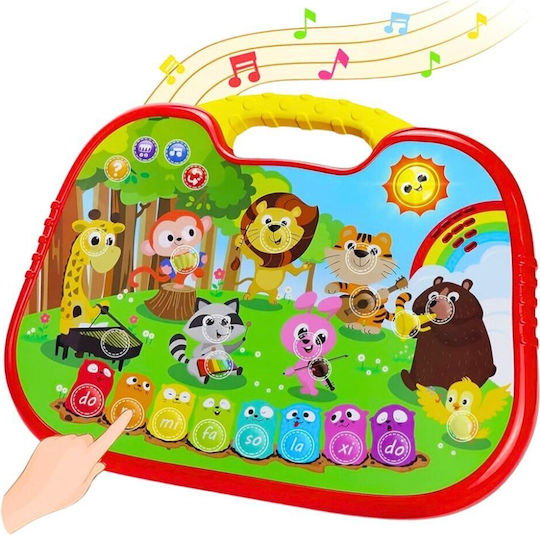 Lean Toys Musical Instrument Interactive Educational Board Animal