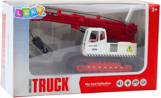 Lean Toys Кран С Въртяща Кабина Кран За Възраст 3+ Години