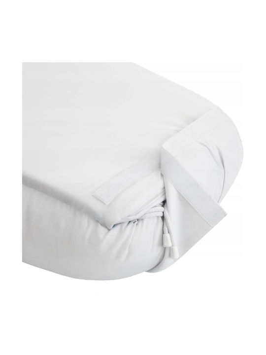 Les Deglingos Baby Nest Pillow Bear And Fox White